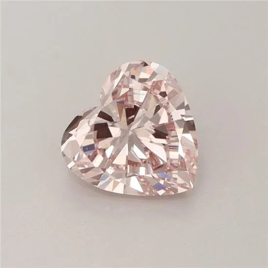 1.01ct Heart Lab Grown Diamond (Colour Fancy Intense Pink, Clarity VVS2, IGI Certified)
