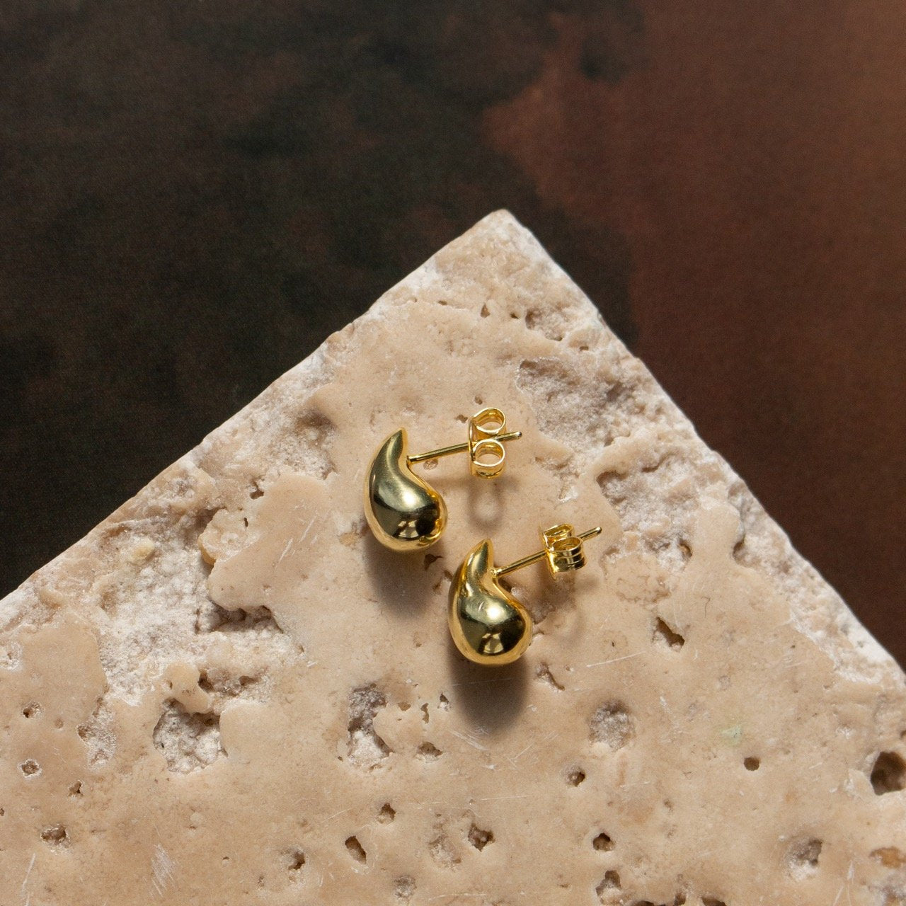 Mini Teardrop Stud Earrings