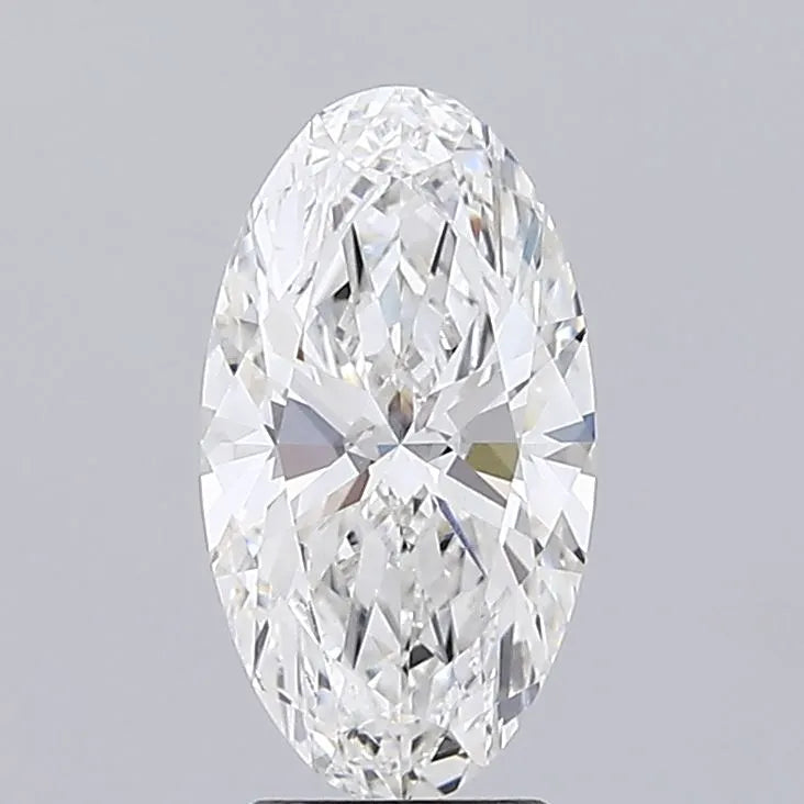 3.00ct Oval Lab Grown Diamond (Colour F, Clarity VVS1, IGI Certified)