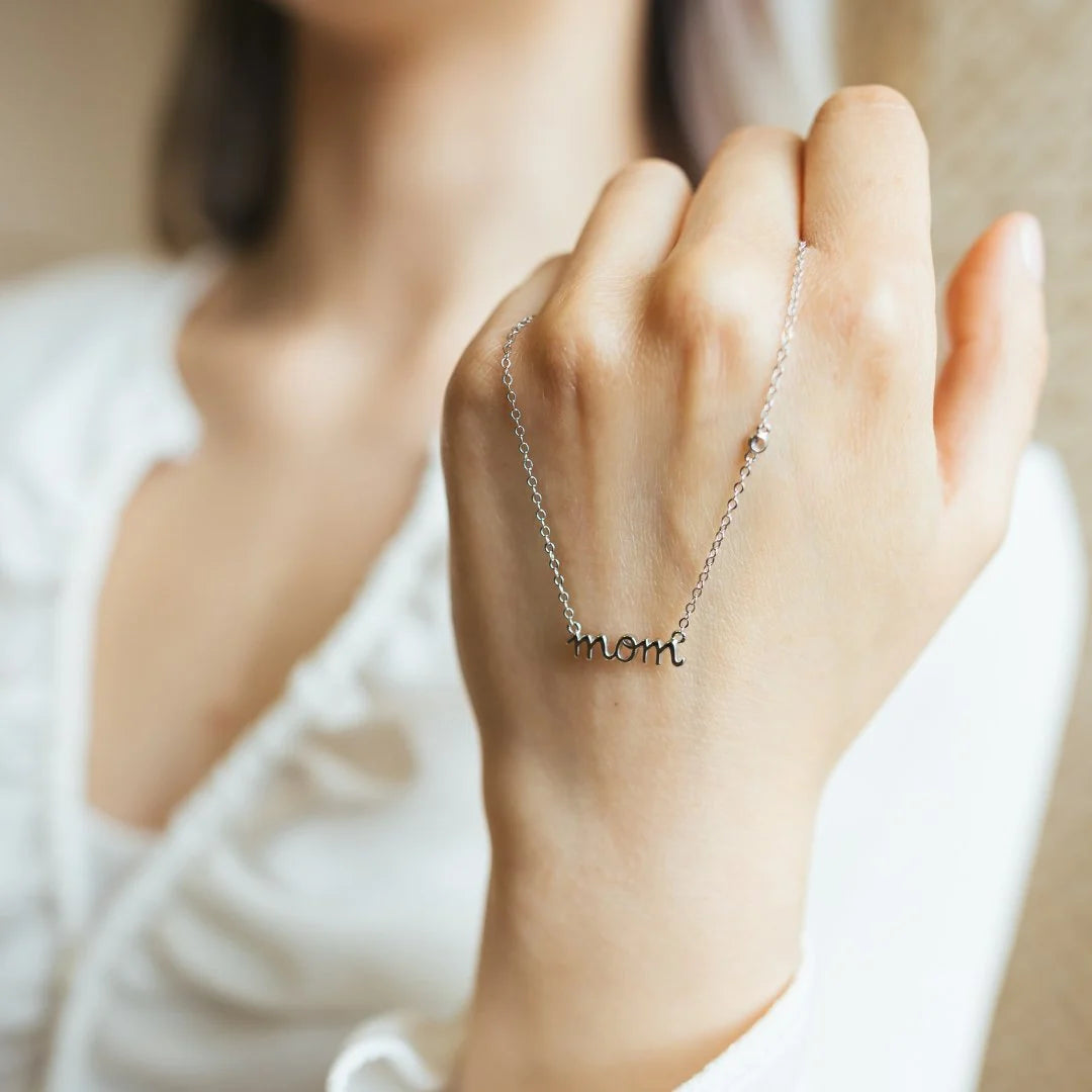 Mom Cubic Zirconia Accent Necklace