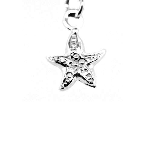 Sterling Silver Starfish Anklet