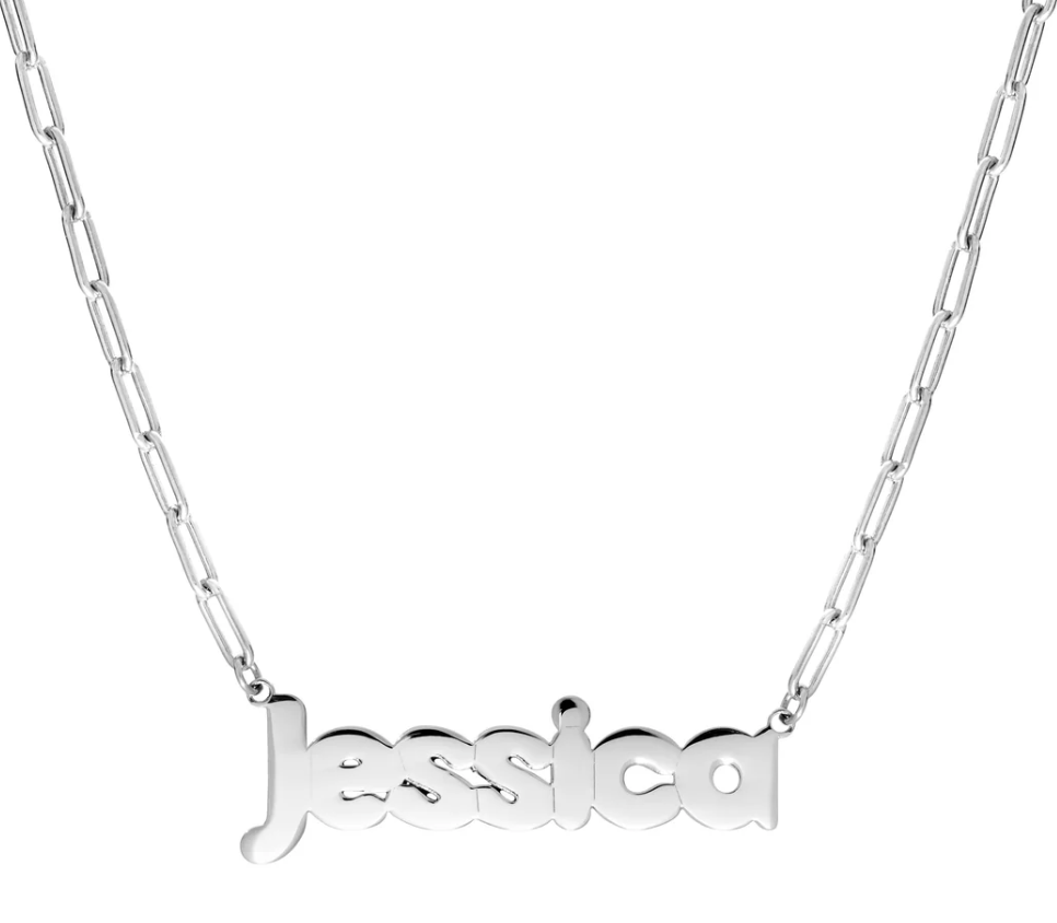Personalized Paperclip Name Necklace