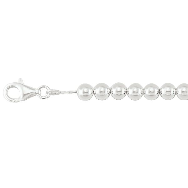 Sterling Silver 6MM Ball Bracelet