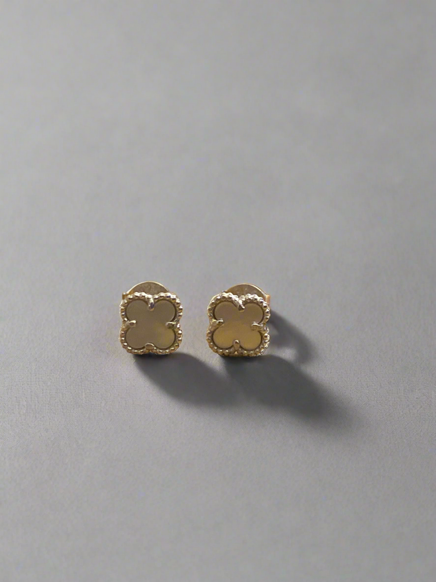 Mother of Pearl Flower Studs