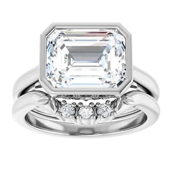 14kt Bezel Solitaire Ring
