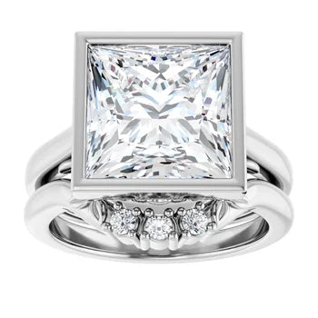 14kt Bezel Solitaire Ring