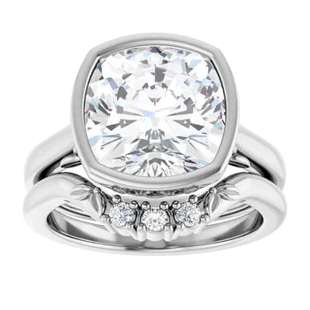 14kt Bezel Solitaire Ring