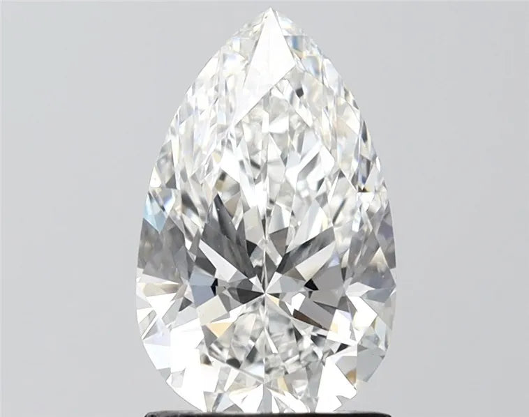 2.01ct Pear Lab Grown Diamond (Colour F, Clarity VVS2, IGI Certified)