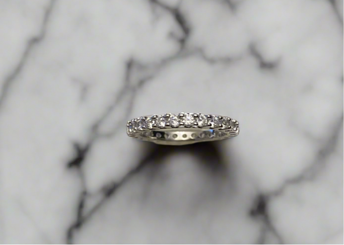 Cubic Zircoria Full Eternity Band