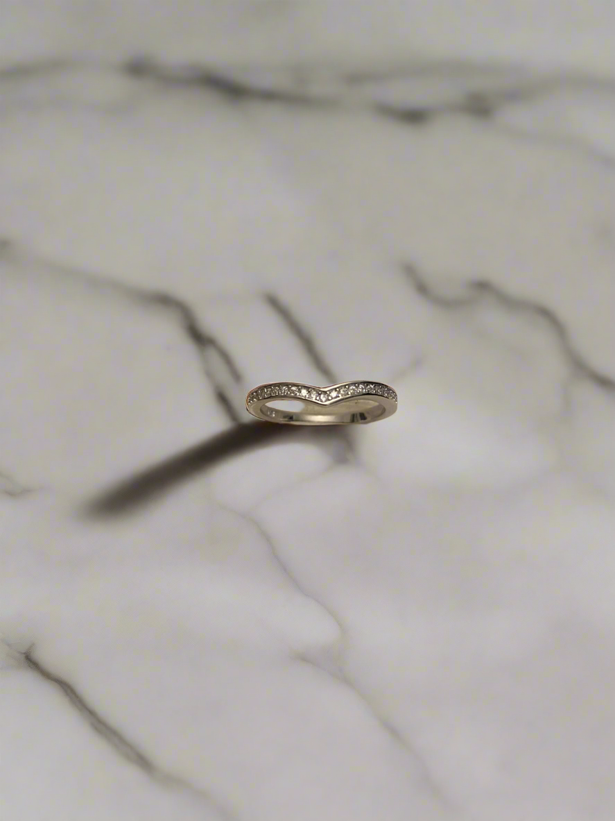 Pavé Set Shadow Band