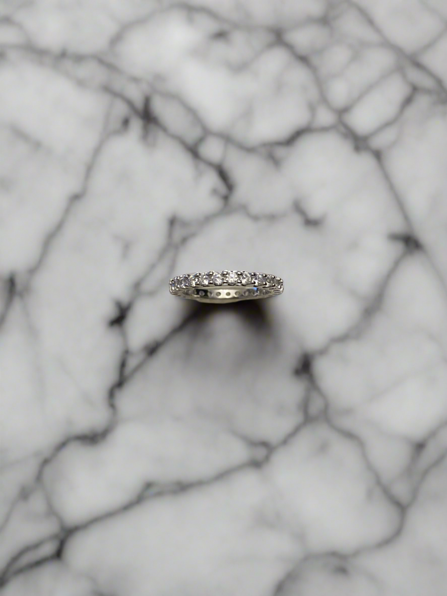 Cubic Zircoria Full Eternity Band