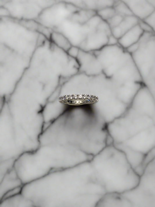 Cubic Zircoria Full Eternity Band