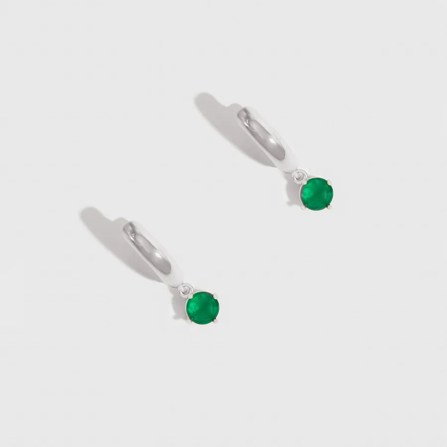 Birthstone Huggies