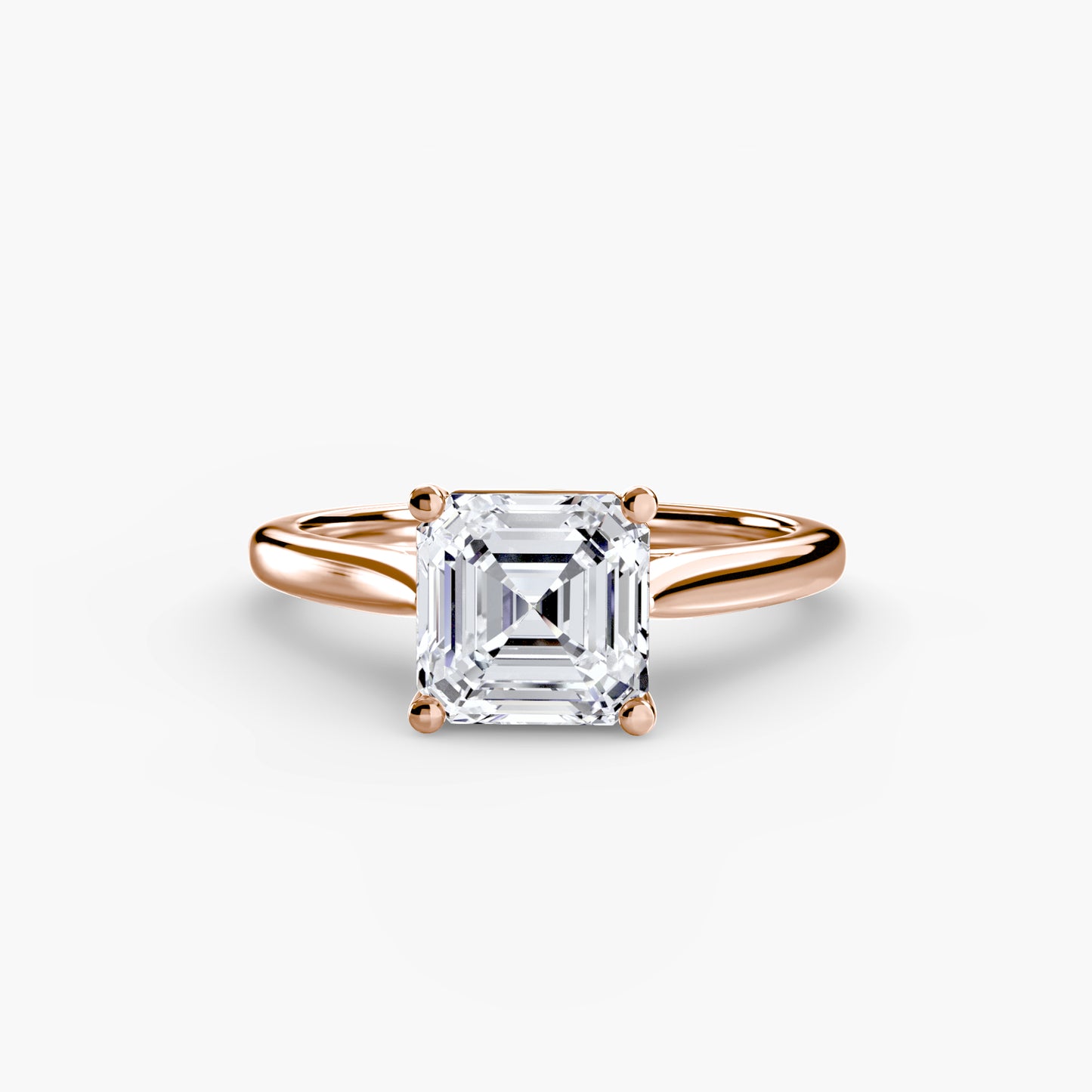 Classic Solitaire Engagement Ring – Minimal Bridal Design
