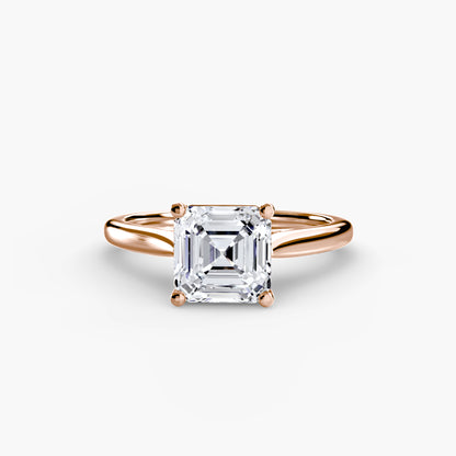 Classic Solitaire Engagement Ring – Minimal Bridal Design