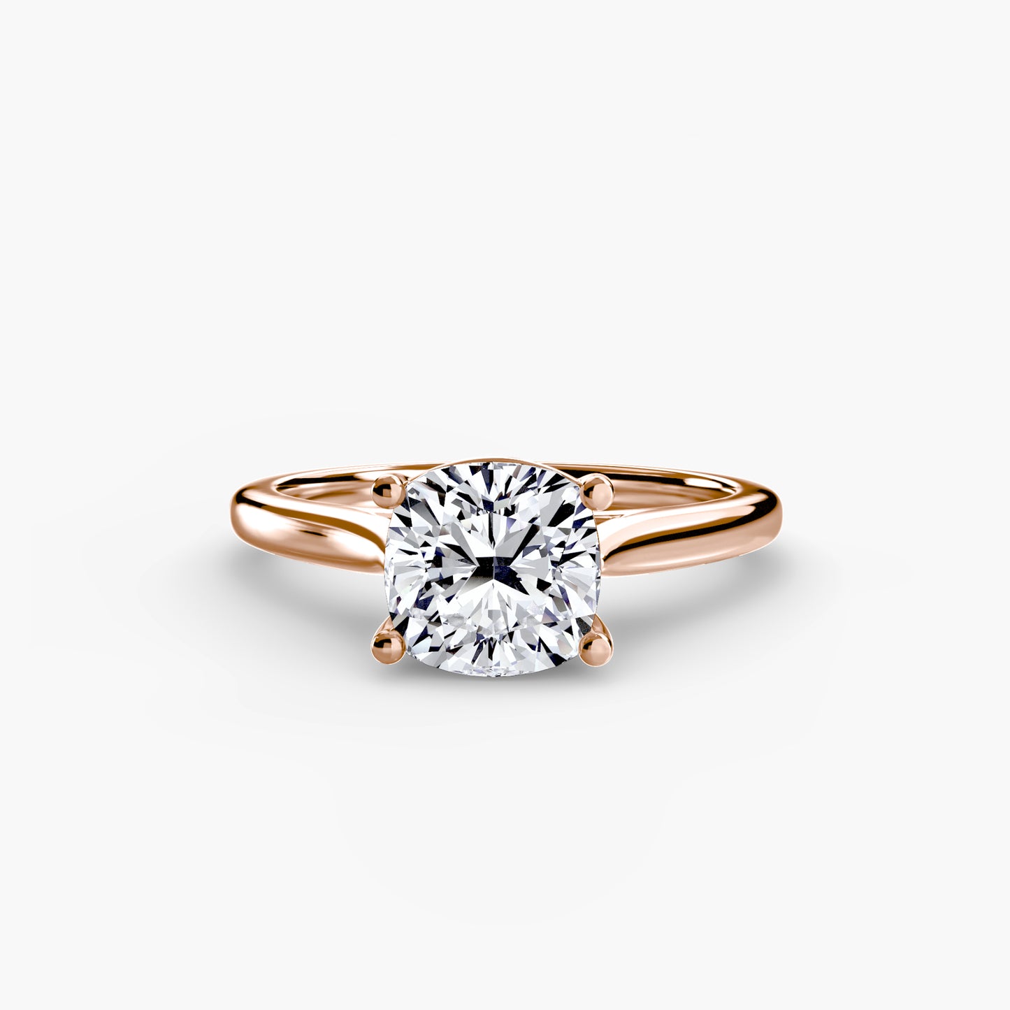 Classic Solitaire Engagement Ring – Minimal Bridal Design