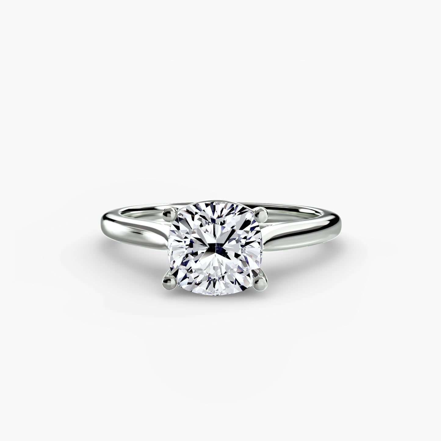 Classic Solitaire Engagement Ring – Minimal Bridal Design