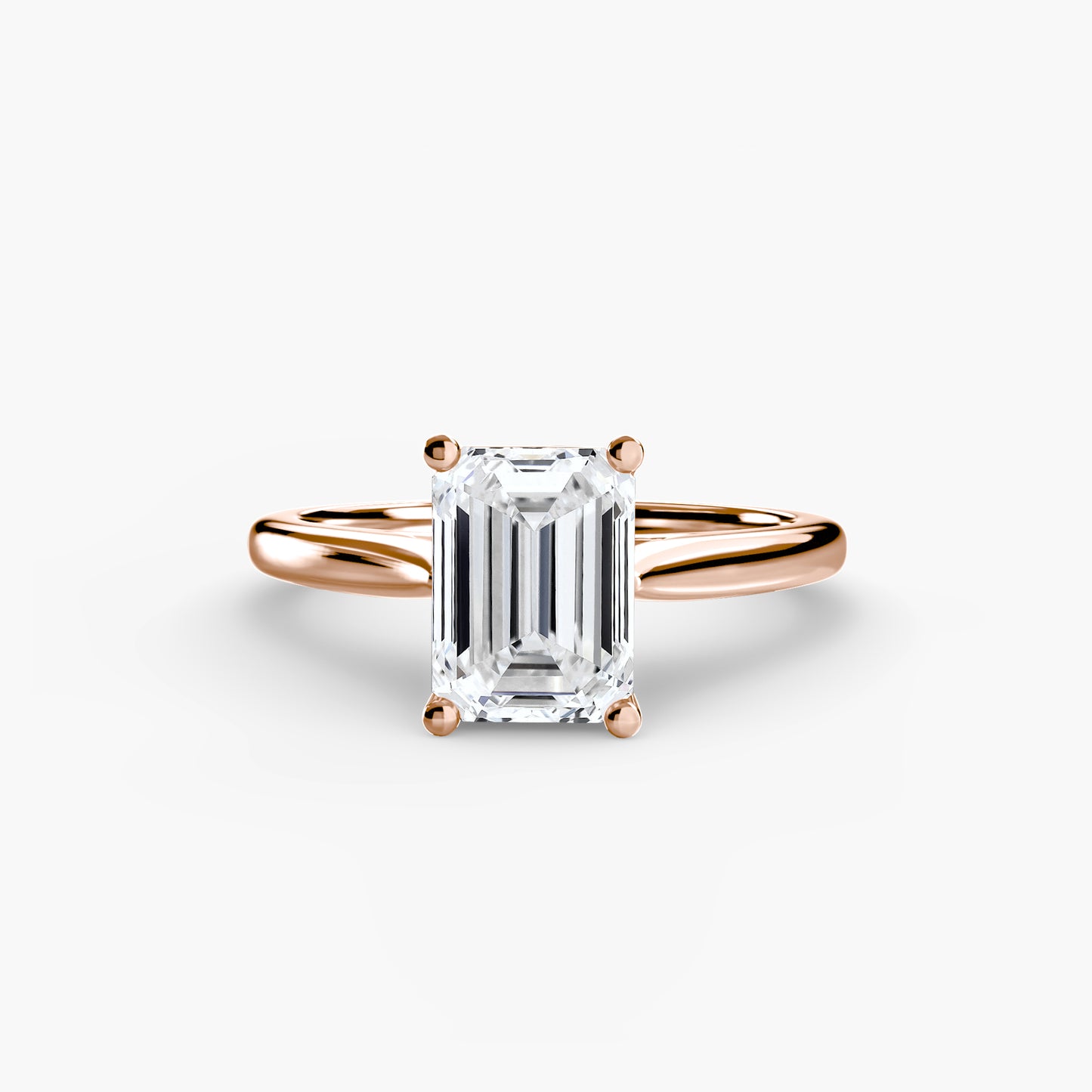 Classic Solitaire Engagement Ring – Minimal Bridal Design