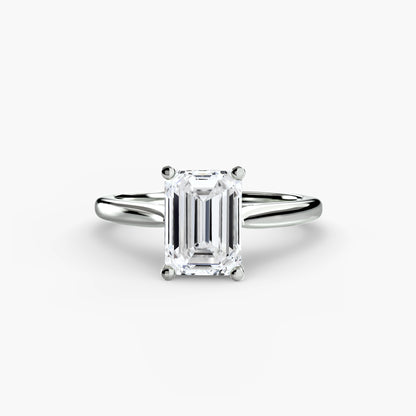 Classic Solitaire Engagement Ring – Minimal Bridal Design