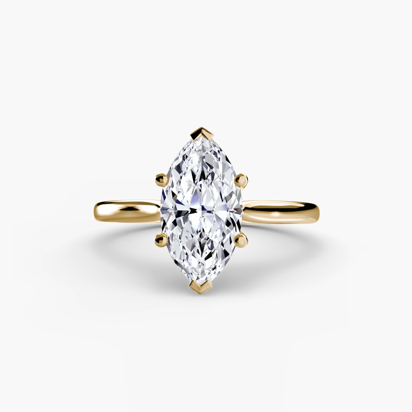 Classic Solitaire Engagement Ring – Minimal Bridal Design