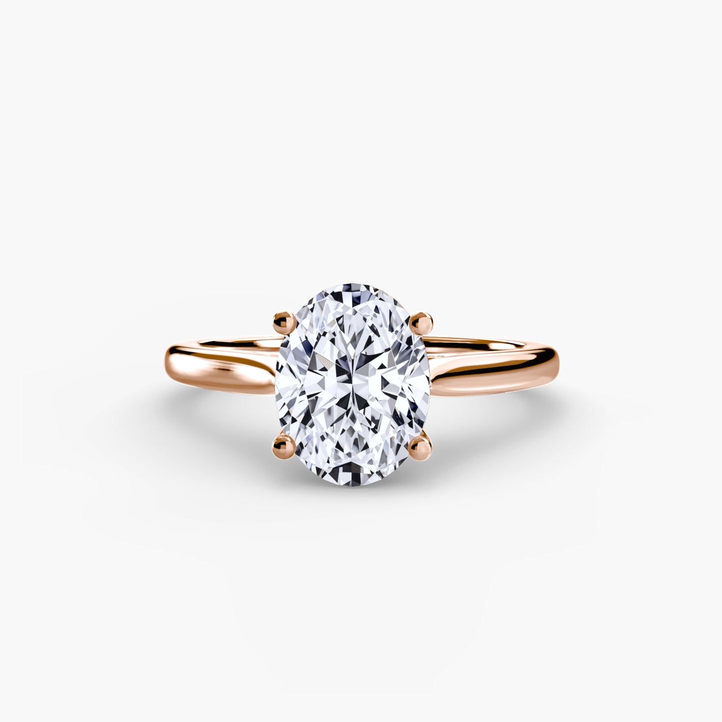 Classic Solitaire Engagement Ring – Minimal Bridal Design