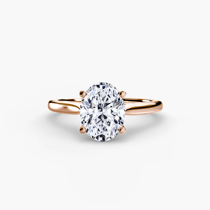 Classic Solitaire Engagement Ring – Minimal Bridal Design