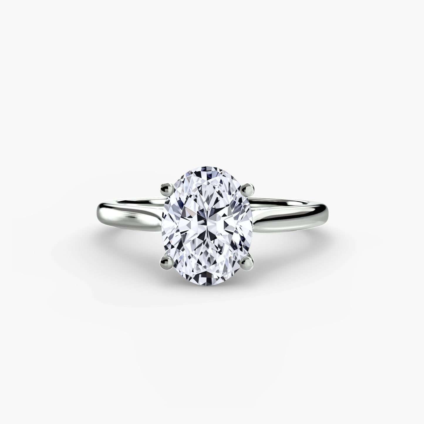 Classic Solitaire Engagement Ring – Minimal Bridal Design