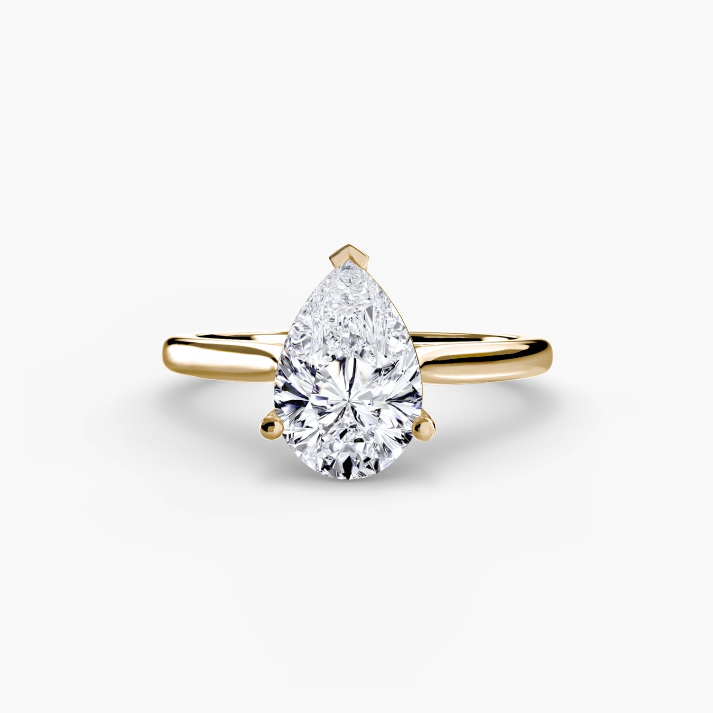 Classic Solitaire Engagement Ring – Minimal Bridal Design