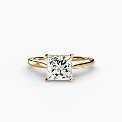 Classic Solitaire Engagement Ring – Minimal Bridal Design