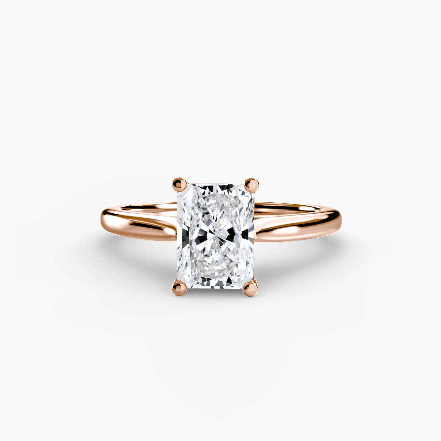 Classic Solitaire Engagement Ring – Minimal Bridal Design