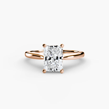 Classic Solitaire Engagement Ring – Minimal Bridal Design
