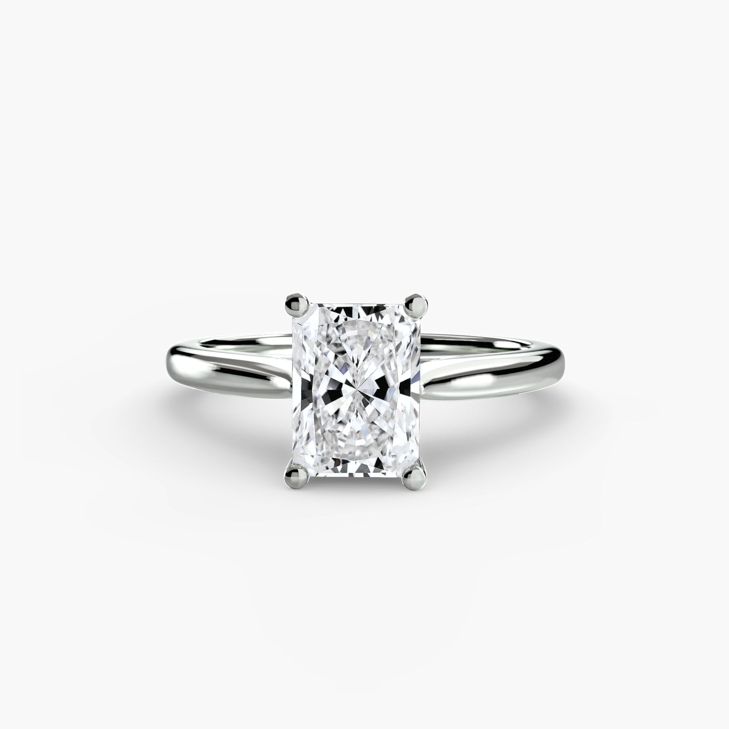 Classic Solitaire Engagement Ring – Minimal Bridal Design