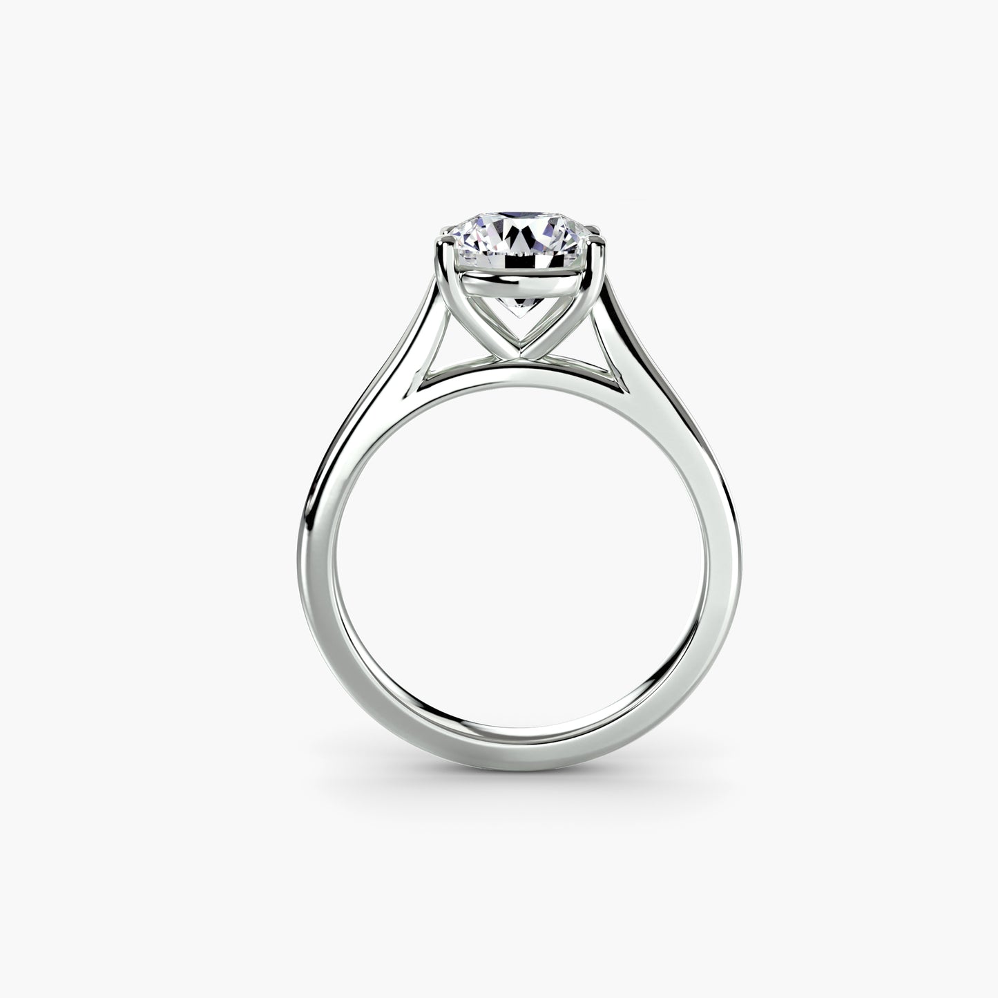 Classic Solitaire Engagement Ring – Minimal Bridal Design