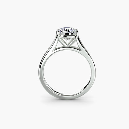 Classic Solitaire Engagement Ring – Minimal Bridal Design