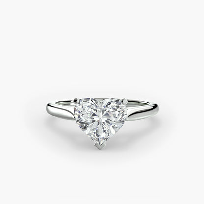 Classic Solitaire Engagement Ring – Minimal Bridal Design