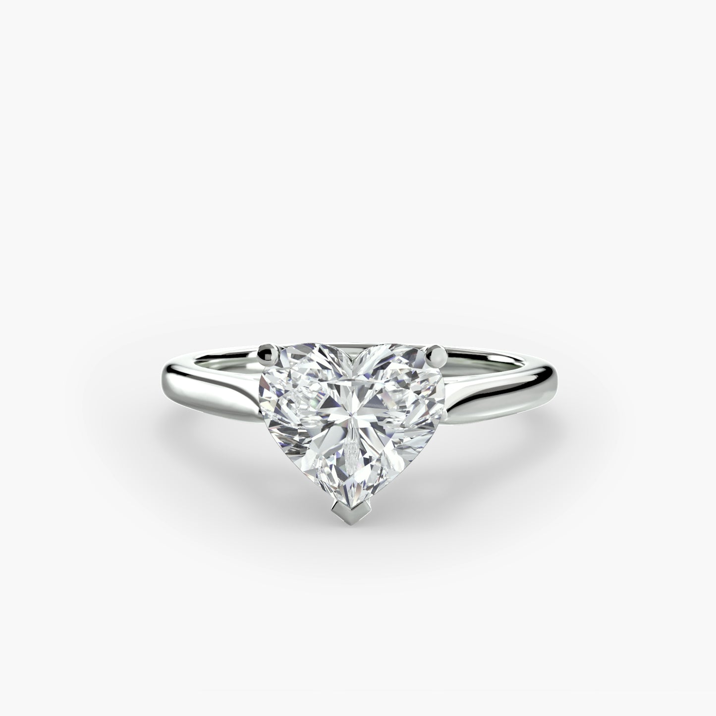 Classic Solitaire Engagement Ring – Minimal Bridal Design