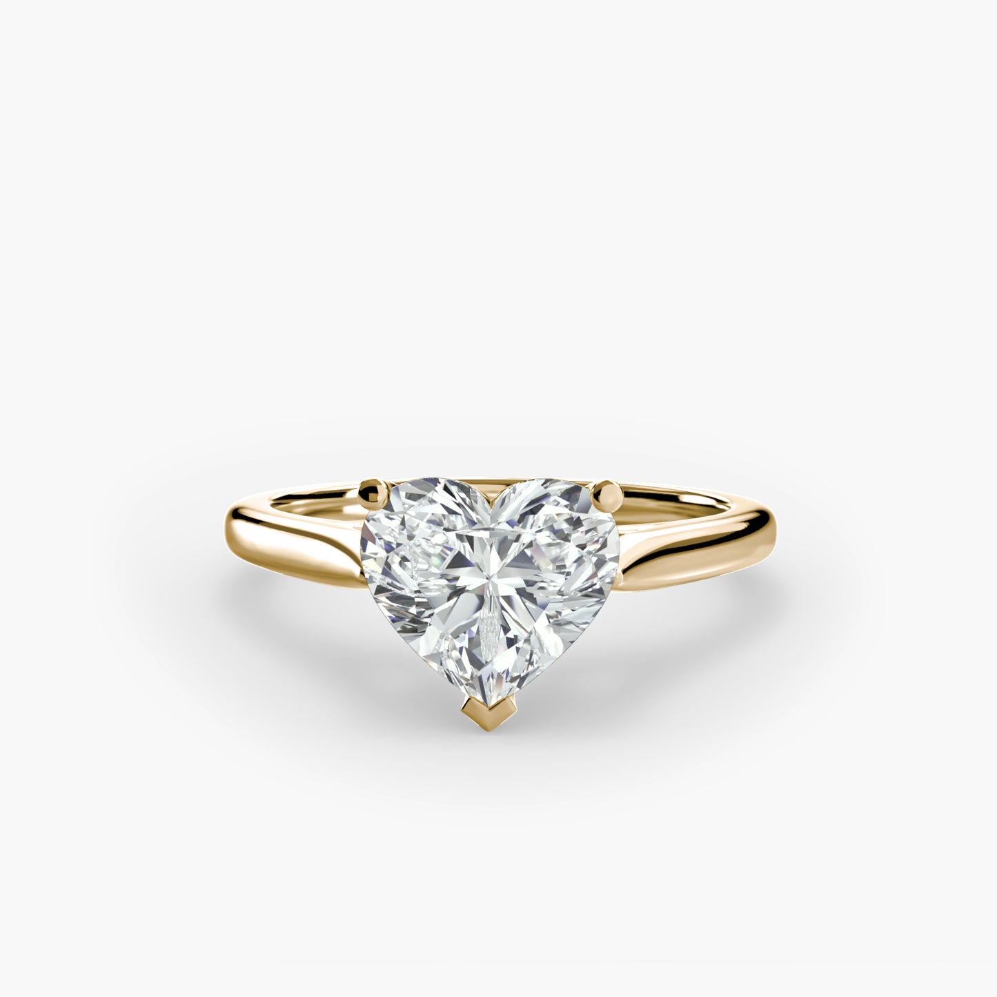Classic Solitaire Engagement Ring – Minimal Bridal Design