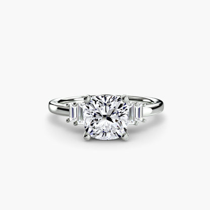 Baguette Accent Solitaire
