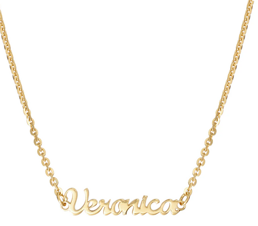 Personalized Script Name Necklace