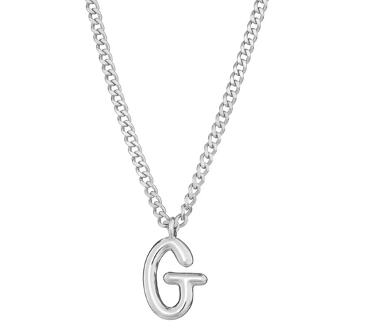 Bubble Initial Necklace
