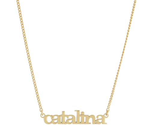 Personalized Lowercase Name Necklace