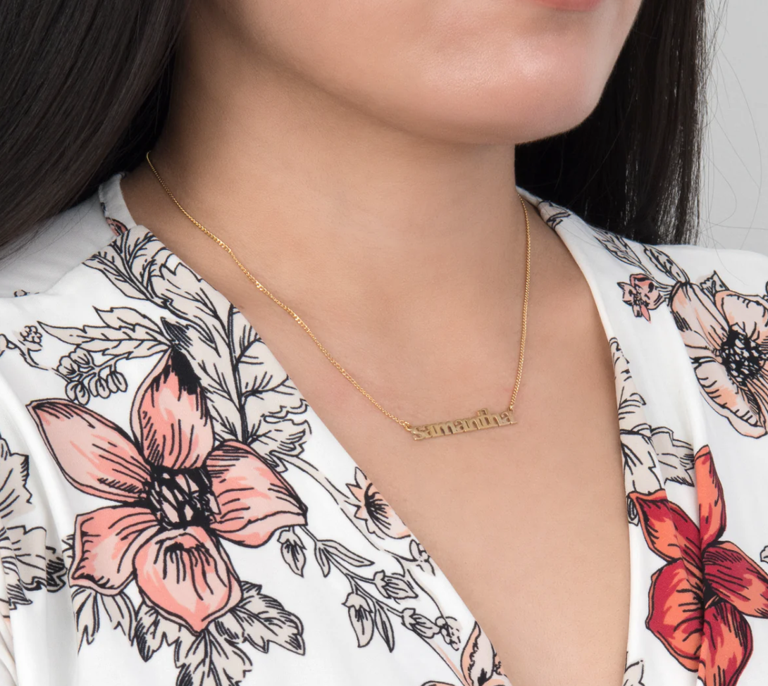 Personalized Lowercase Name Necklace
