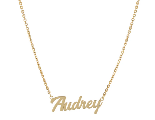 Personalized Script Name Necklace