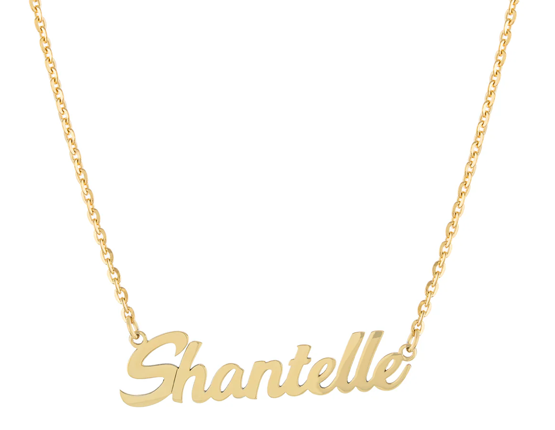 Personalized Script Name Necklace