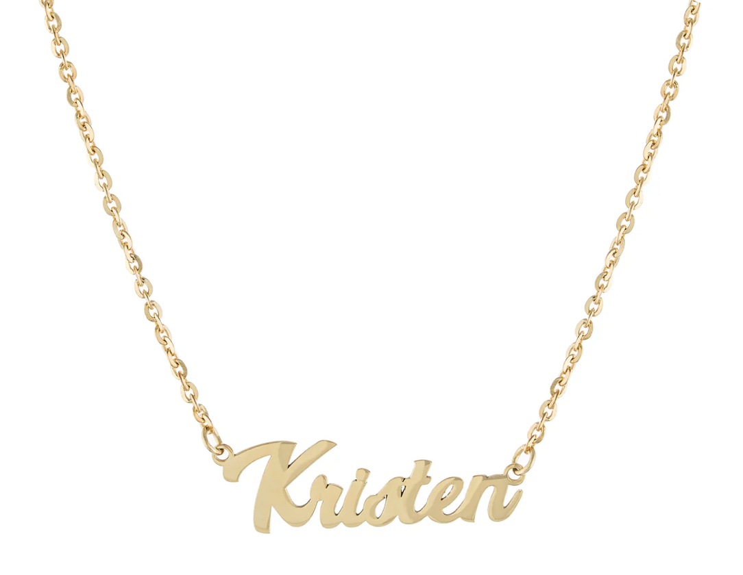 Personalized Script Name Necklace