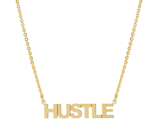 Personalized Uppercase Nameplate Necklace