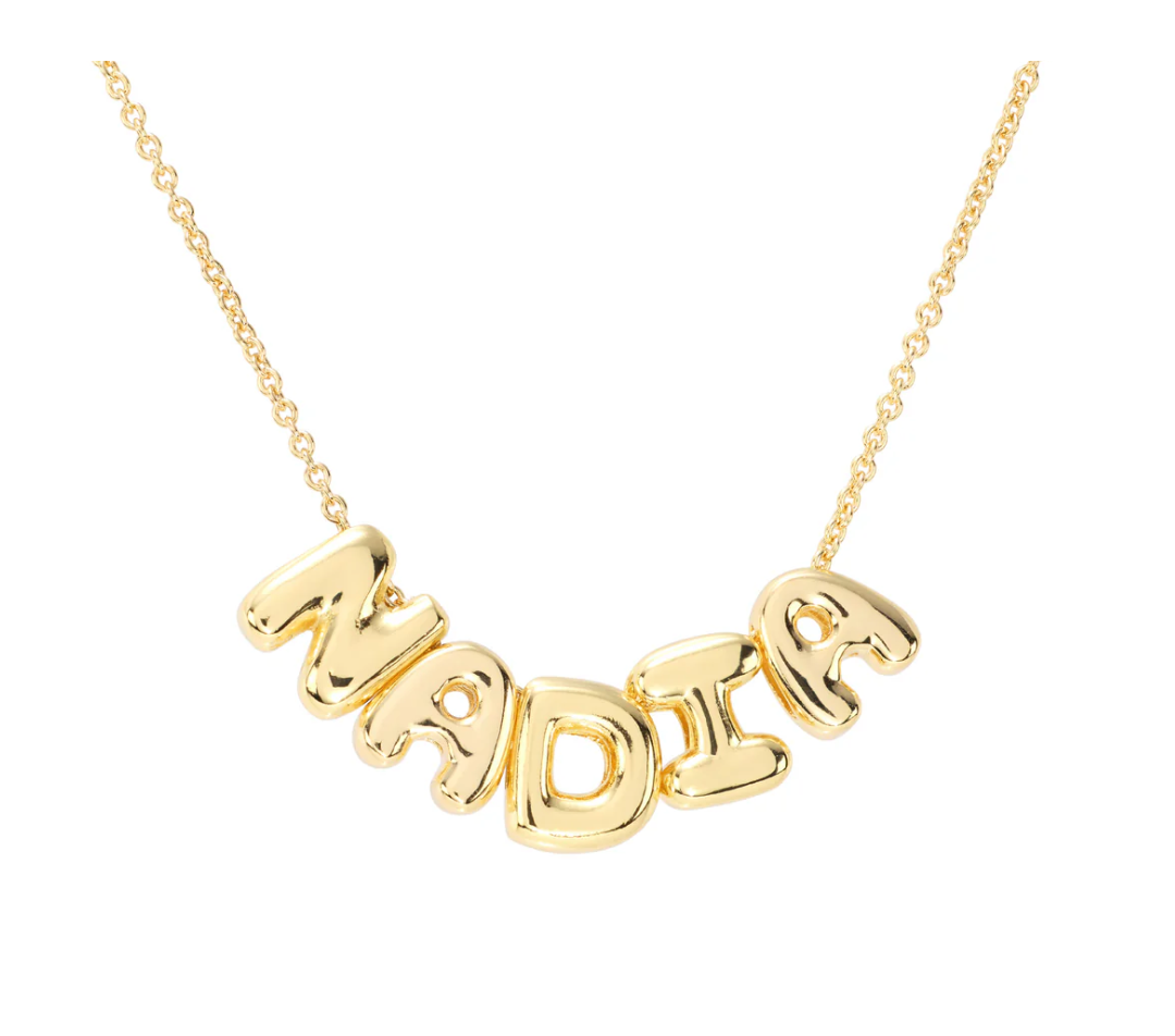 Bubble Name Necklace