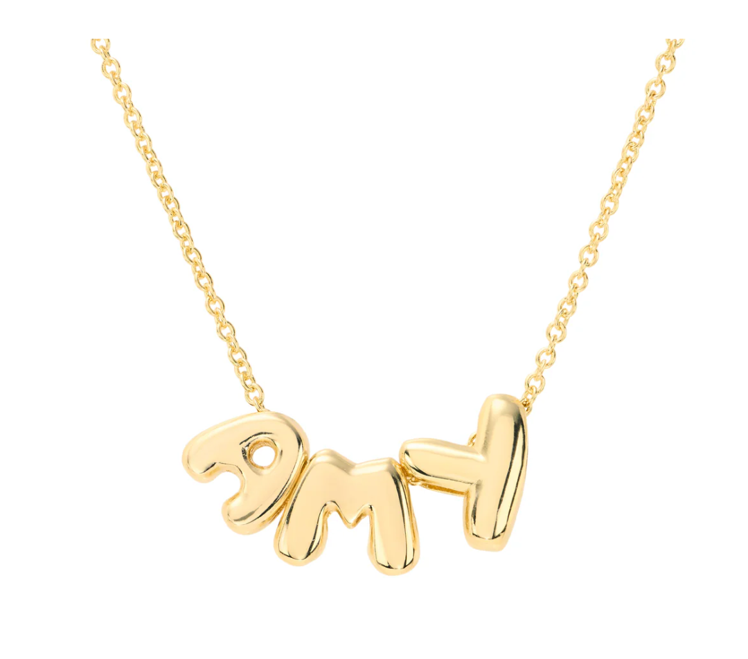 Bubble Name Necklace