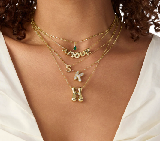 Bubble Name Necklace