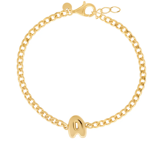 Mini Bubble Initial Bracelet